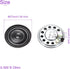 DMiotech 2 Pack 0.5W 8 Ohm 27mm Diameter DIY Magnetic Speaker Round Type (Black)