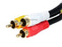 Monoprice Video Cable - 1.5 Feet, Black | Triple RCA Stereo Video Dubbing Composite Cable