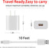 10ft Power Adapter Plug 9V Charger for Arlo Pro, Pro 2, Q, GO 1, Essential Spotlight/XL, Blink Outdoor 3/4 Camera