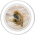 SillyMe Peacock Feathers Gold Collapsible PopSockets PopGrip for MagSafe