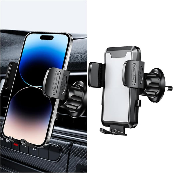 TNAIYH Car Phone Holder Mount, 360 Rotation Adjustable Portable Air Vent Smartphone Mount