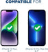 Tech Armor 4 Pack HD Clear Film Screen Protector Compatible for Apple NEW iPhone 14 Plus (2022) and iPhone 13 Pro Max (2021) 5G 6.7 Inch