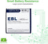 EBL CR-P2 6V 1400mAh, 223A DL223A EL223AP Lithium Photo Battery Compatible with for Camera Flash Units