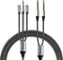 4.26FT MFi Certified Lightning to 1/4 Inch Audio Adapter Cable, 3-in-1 Stereo 1/4 Cable for Headphone AMP