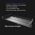 JINGCHENGMEI 1U 19 Inches (8 Inches Disassembled Vented Rack Shelf Universal Rack Tray No Lip for Network Cabinet