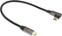 90 Degree USB 3.1 Type C Male Extension Cable 60W & 3A, Right Angled, 0.3M, 2-Pack for Laptop, Tablet & Mobile.
