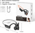 Upgraded Bone Conduction Headphones, IPX7 Waterproof, Bluetooth 5.3, 10H Playtime for Running, Gym