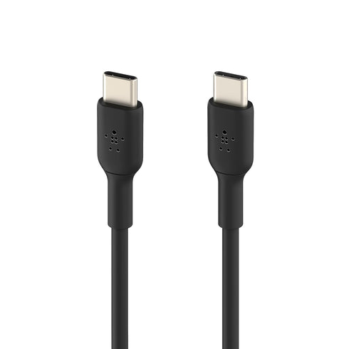 Belkin USB-C to USB-C Cable (1M/3.3ft) - Fast Charging for iPhone 15, Galaxy S23, Pixel, iPad Pro - Black