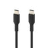 Belkin USB-C to USB-C Cable (1M/3.3ft) - Fast Charging for iPhone 15, Galaxy S23, Pixel, iPad Pro - Black