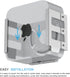Mac Studio Mount, IFCASE Heat Dissipation Design, Under Desk Wall Mount Stand for Mac Studio M2 M1