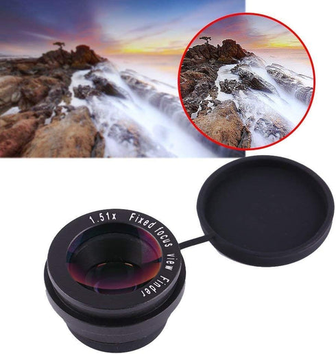 Kukyller 1.5X Viewfinder Eyepiece for DSLR Camera, Magnifying Eyepiece Viewfinder for Camera, Fixed Focus Viewfinder