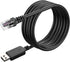 Radar Detector Cable, USB to RJ11 Plug Replacement Power Line for Uniden Escort Beltronics Radar Detector, 9.84 ft