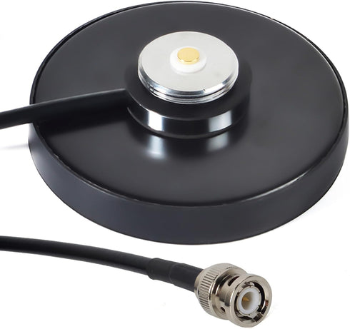 HYS Universal NMO Magnetic Mount Antenna with 5M RG58 Cable, BNC Male Connector