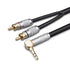 Primeda Audiophile Audio Cable, Stereo 3.5mm Male to 2 RCA Male Hi-Fi for MP3, CD Speakers, Home Theater (6 Feet)