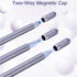Penyeah 3 in 1 Stylus Pen for Touch Screens, Magnetic Disc/Rubber/Hard Mesh Tip, Universal High Precision (Gray)