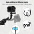 Flex Mount Stroller Phone Holder Selfie Stick Gooseneck for Treadmill, Bike, Shopping Cart, Boat, Compatible with GoPro