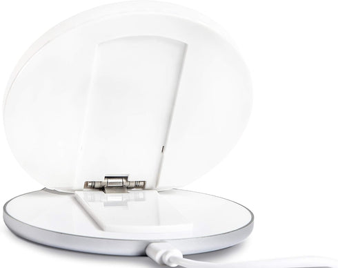 TYLT Crest Round Wireless Charger, Universal Fast Charging Pad, QI Certified 10W Max Compatible with Apple iPhones,