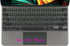 Silicone Keyboard Skin Cover for 2021 2020 iPad Pro 12.9 inch Magic Keyboard - Compatible with 4th 5th Gen (Clear)
