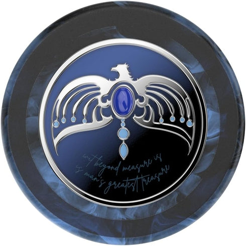 PopSockets Round Phone Grip Compatible with MagSafe, WB Harry Potter Dark Arts - Enamel Diadem, Adapter Ring Included,