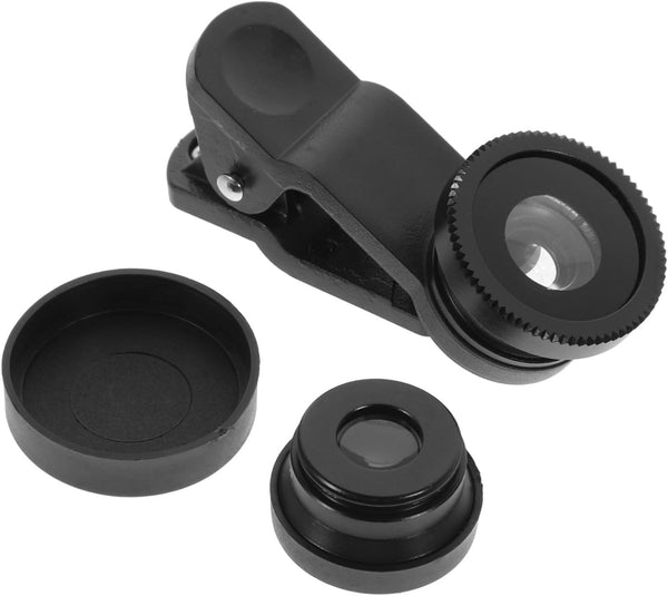 Angoily 1set Phone Camera Lens Kit Macro Wide Angle Fisheye Lenses and Attachments