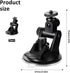 Qulkws 2PCS Dash Cam Suction Cup Mounts, Car Camera Mount, Windshield and Dashboard Suction Cup Mounts, Camera Mount