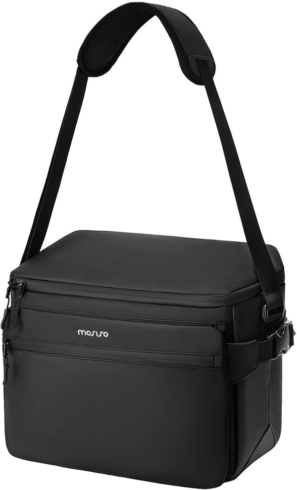 MOSISO Camera Bag, Photography Shoulder Messenger Bag for DSLR/SLR/Mirrorless Cameras, Waterproof Crossbody