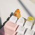 Cartoon Capybara Keycap,Custom 3D Handmade Clay Artisan ESC Keycap,Cute Keycaps Personalized Replacement Key Caps for Cherry MX Mechanical Gaming Keyboard (Orange Capybara) by Elacgap