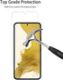 Easy Alignment Frame for Samsung Galaxy S22 5G Tempered Glass Screen Protector 2-Pack and Camera Lens Protector