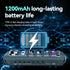 EASEMELO 16 4 1200mAh Professional Live Sound Card Audio Mixer with Bluetooth & OTG, Portable DJ Mixer Board with Sound