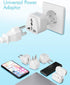 Ceptics Switzerland Travel Plug Adapter (Type J), 3 Pack, Grounded & Universal