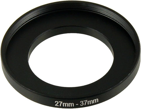 uxcell 27mm-37mm Step Up Ring Adapter for Camera, Metal 27mm to 37mm Lens Hood Stepping Up Ring Filter for DSLR SLR