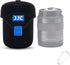JJC Water Resistant Neoprene Camera Lens Pouch Case, Fold-Over Lens Bag for