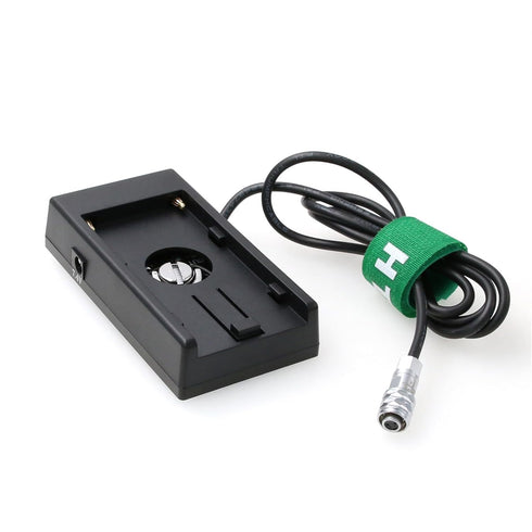 HangTon NP-F 970 Battery Plate for 12V Power to BMPCC 4K, 6K, 6K Pro for Blackmagic Pocket Cinema Camera