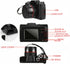 Portable Digital Video Camera Camcorder, 16MP 16X 1080P with 2.4 Inch 180 Degree Flip Screen for Beginners
