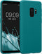 kwmobile Samsung Galaxy S9 Case, Soft Slim Protective TPU Silicone Cover, Teal Matte