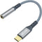 USB-C to 3.5mm Audio Adapter, Braided Dongle for Samsung Galaxy S22, S21, S20, Pixel 7, Android Phones, Laptops.
