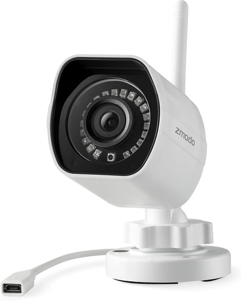 Zmodo 1080p Full HD Outdoor Wireless Security Camera System, Smart Home Indoor Outdoor WiFi IP Camera with Night