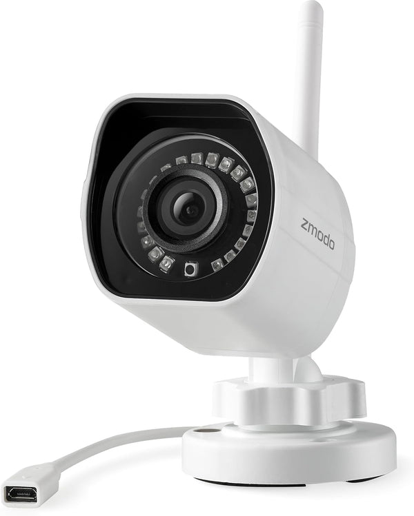 Zmodo 1080p Full HD Outdoor Wireless Security Camera System, Smart Home Indoor Outdoor WiFi IP Camera with Night