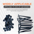 Turutu 20pcs Nylon Universal Cable Tie Buckle, Heavy Duty Self-Locking Button Head Zip Tie, Multipurpose Cable Tie