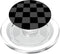 Cool black and gray checkerboard print for boy men Checkered Black and Grey Design Checker Print for Women Men PopSockets PopGrip
