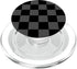 Cool black and gray checkerboard print for boy men Checkered Black and Grey Design Checker Print for Women Men PopSockets PopGrip