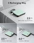 Portable Charger USB C VRURC, 10000mAh Power Bank with Built-in Cable, 20W Battery Pack for iPhone 15 14 Samsung Galaxy