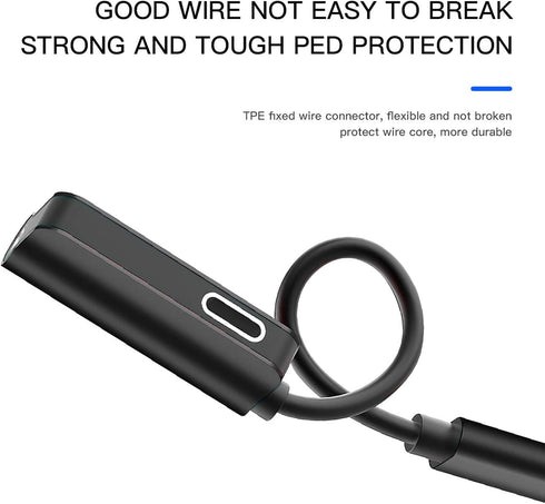 Headphone Adapter for Lightning to 3.5mm AUX Audio Jack and Charger Extender Dongle, Compatible with iPhone 11, 12