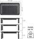 EVOOMI Back Saver Monitor Stand for Desk, 2 Pack Riser with Drawer, Anti Skid Mesh Metal for Laptop