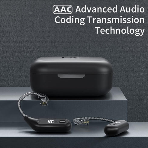 KZ AZ09 Bluetooth 5.2 Module Wireless Waterproof Ear Hook Extra Long Battery Life Bluetooth Cable for KZ ZST/ZSTX/ZS10/AS06/AS10/BA10/ZSR/ES4 (B pin)