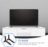 minkissy Stable No-Drill Desktop TV Holder with Screws by for Home Use