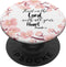 Christian Bible Verse Proverbs 3:5 White Pink Floral Gift PopSockets Standard PopGrip
