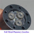 ATNVSE 5V-12V 310RPM 370 1Pcs DC Mini Full Metal Gear Motor Slow Speed Large Torque Mini Gearbox Reduction Motor DIY