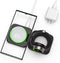 Aluminum Alloy Wireless Charger for Samsung, Foldable 2 in 1 Travel Wireless Charging Station Compatible with Samsung