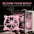 120mm SplashNColor Sakura Fan Grill Decorative Cover, Super Cute Functional Cherry Blossom Cooling PC Fan Cover